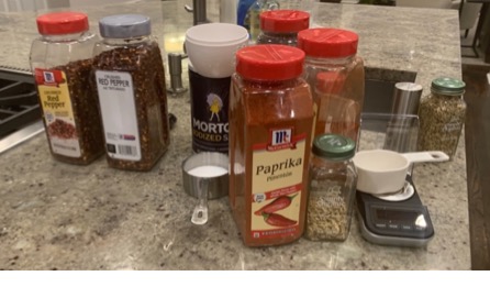 A picture containing breakfast, cluttered, meal
Description automatically generated